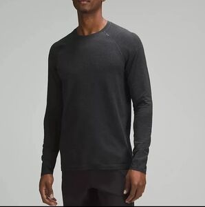 Lululemon MEN'S METAL VENT TECH LONG SLEEVE - GRAPHITE GREY/BLACK Size XXL Firm